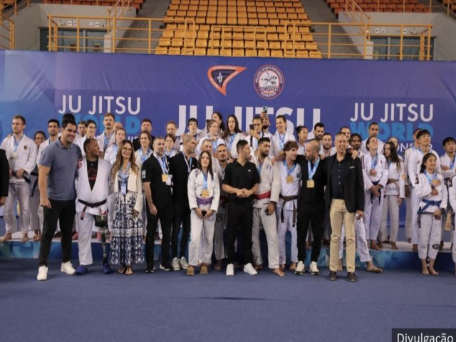 Atletas de MT com deficincia competem em Mundiais de Para Jiu-Jitsu na Grcia e nos Emirados rabes Unidos