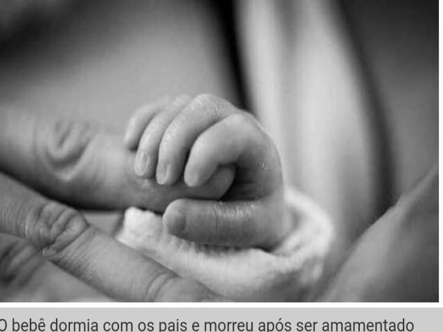 Beb de 18 dias morre aps ser amamentado