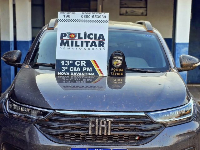 Pol�cia Militar apreende ve�culo clonado em Nova Xavantina