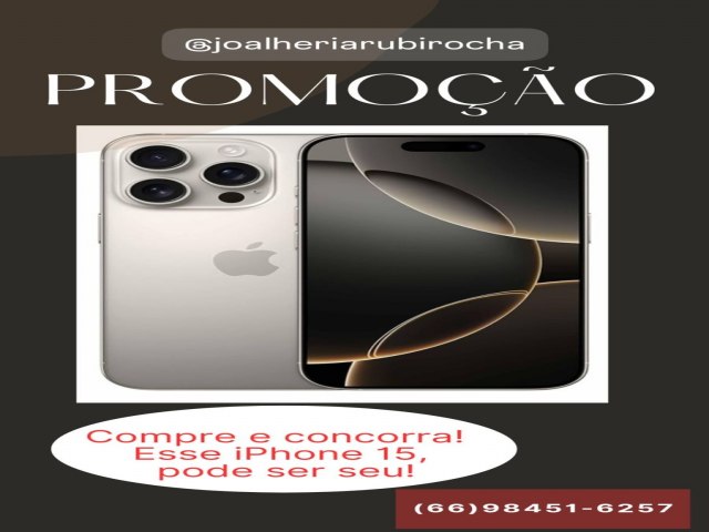 Joalheria Rubi lan�a promo��o especial com brindes e sorteio de iPhone 15