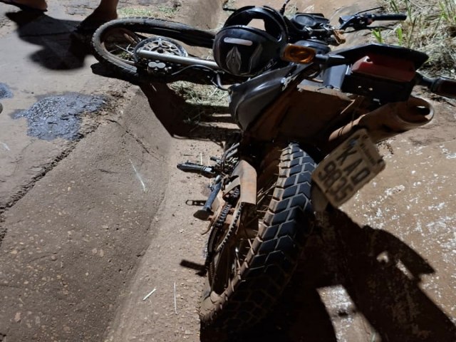 Acidente na BR-158 deixa motociclista em estado grave em Nova Xavantina