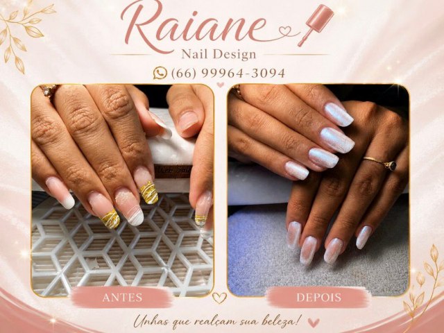Raiane Nail Design oferece atendimento personalizado com �timos pre�os em Nova Xavantina