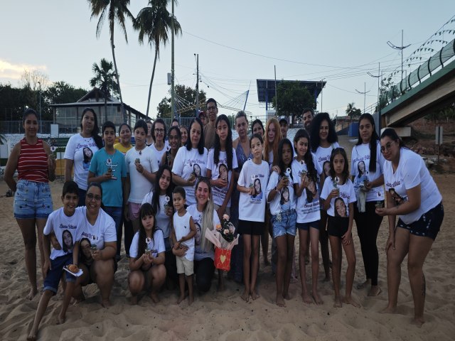 Laura Vit�ria � homenageada no dia em que completaria 11 anos em Nova Xavantina