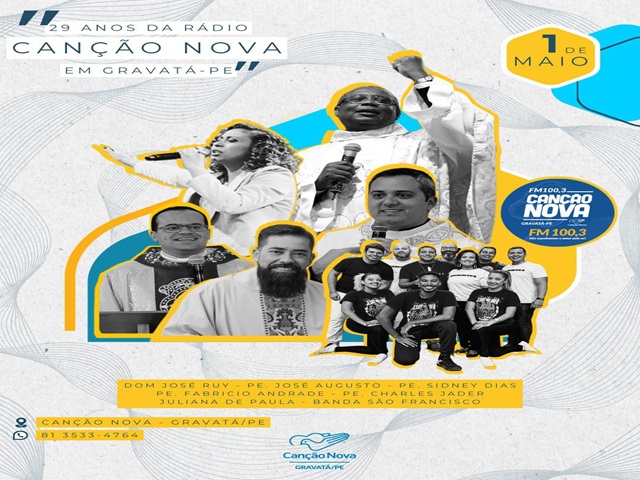 Rdio Cano Nova de Gravat celebra 29 anos no dia 1 de maio com programao especial