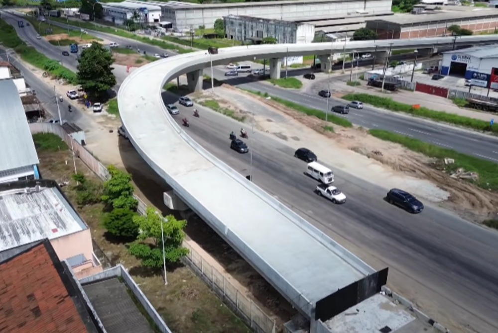 DER projeta entrega do Viaduto do Bairro das Ind�strias em setembro