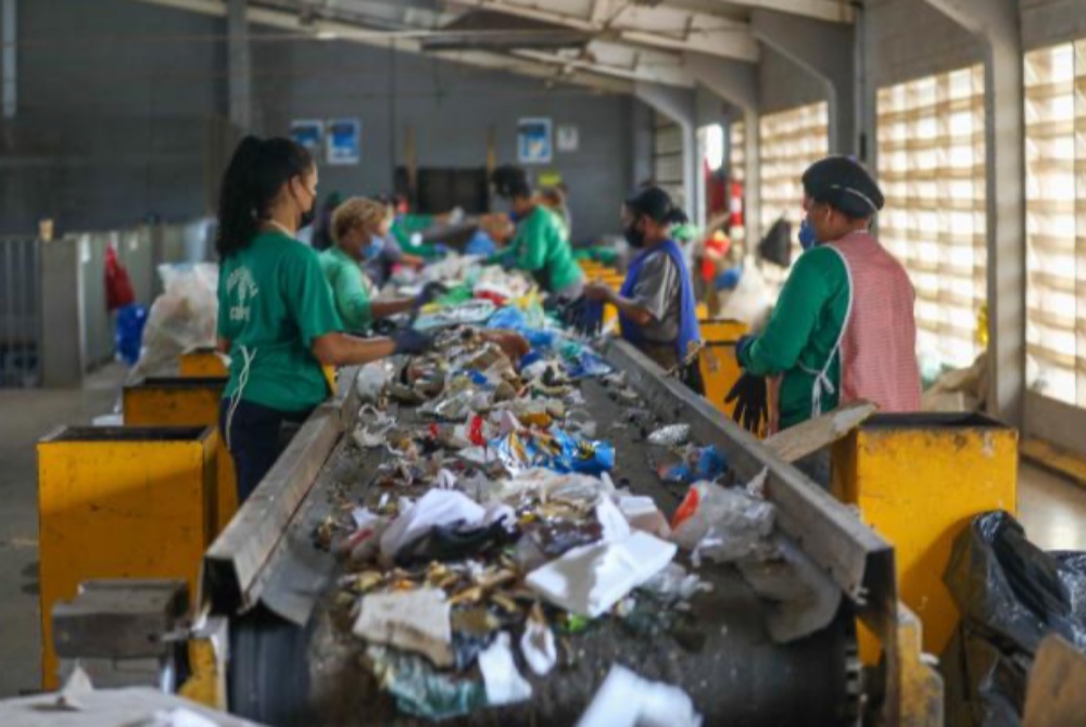 DF alcan�a marca hist�rica na reciclagem e amplia inclus�o de catadores
