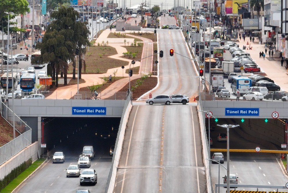 Simulado de grande porte altera circula��o no T�nel Rei Pel� neste domingo (12)