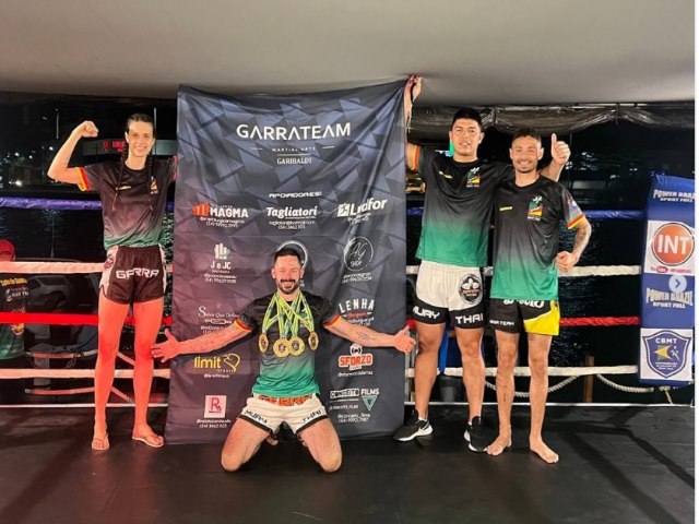 Atletas do Garra Team Garibaldi conquistam o Brasileiro de Muay Thai