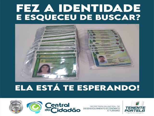 CARTEIRA DE IDENTIDADE: