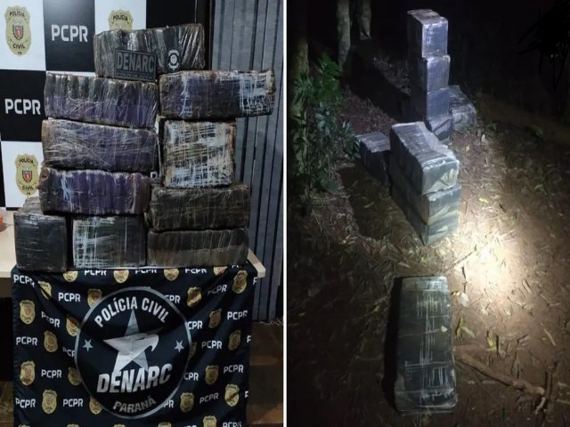 Policia Civil apreende na fronteira entre Brasil e Paraguai 300 kg de maconha