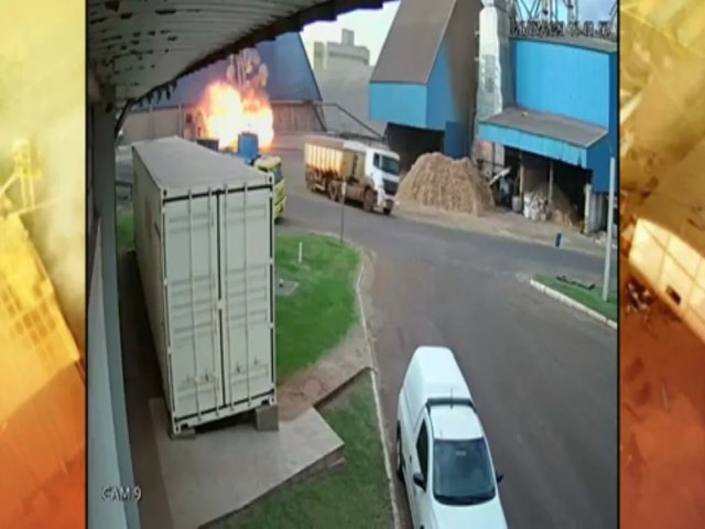 Vdeo indito mostra exploso em silo de gros que matou 8