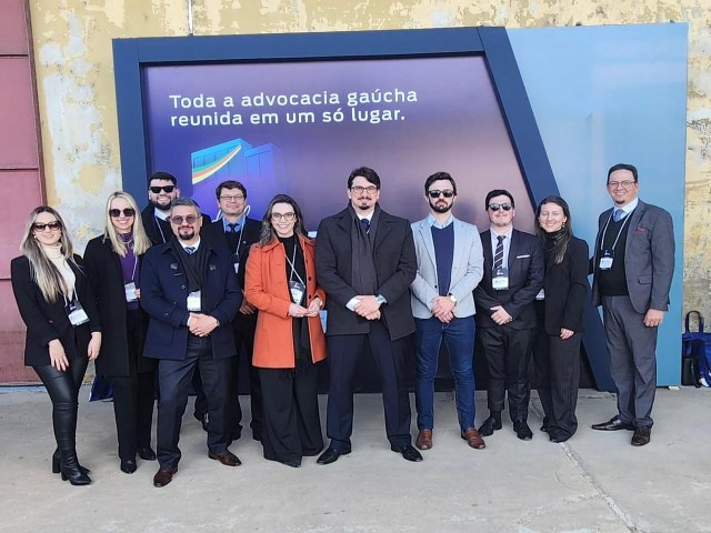 Advogados de Tenente Portela participam da inaugurao da Cidade da Advocacia em Porto Alegre