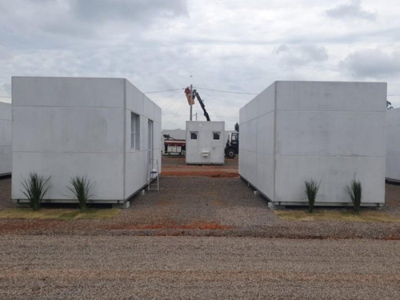 Famlias de Triunfo que perderam casas na enchente recebem moradias temporrias nesta quinta-feira