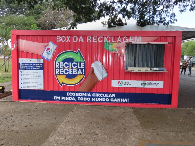 Box da Reciclagem de Pinda arrecada cerca de 250kg no primeiro ms