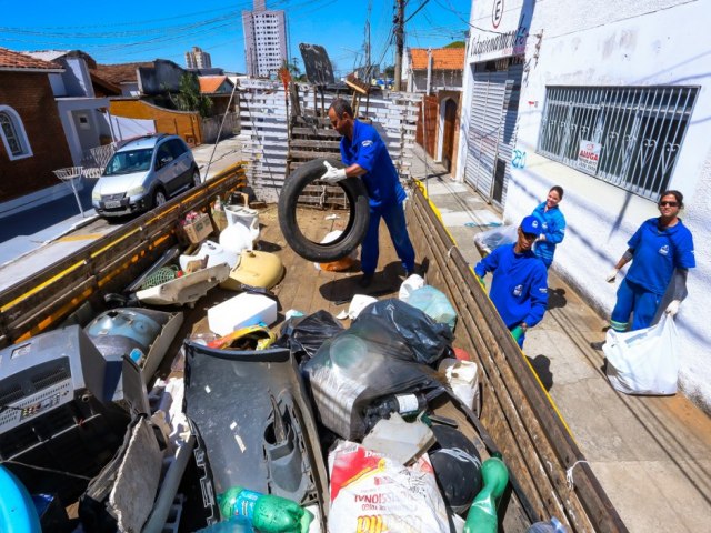 Ao contra a dengue recolhe quase uma tonelada de objetos em So Jos dos Campos