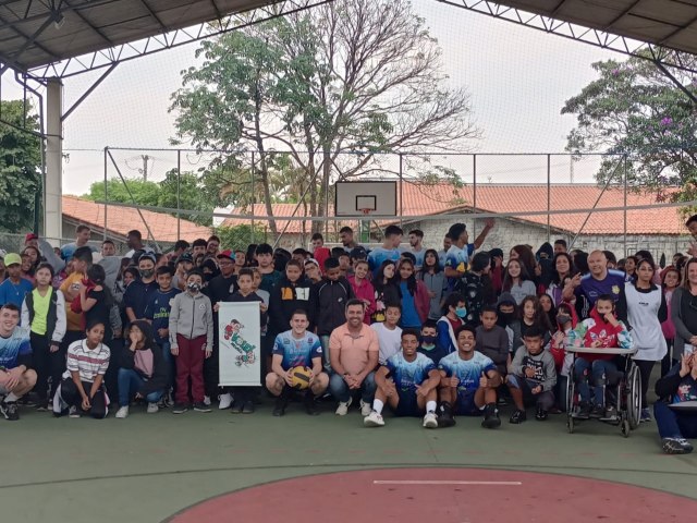 Pinda: Projeto Vlei Mania implanta brinquedoteca em escola municipal do Feital nesta 4 feira