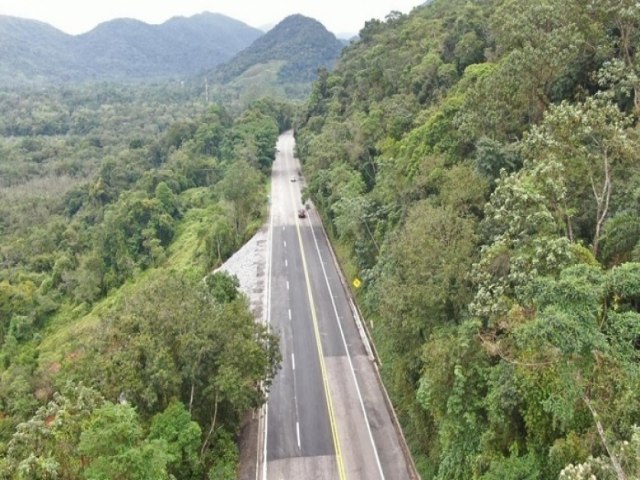 CCR RioSP conclui obra no trecho do km 33,8 da BR-101 em Ubatuba