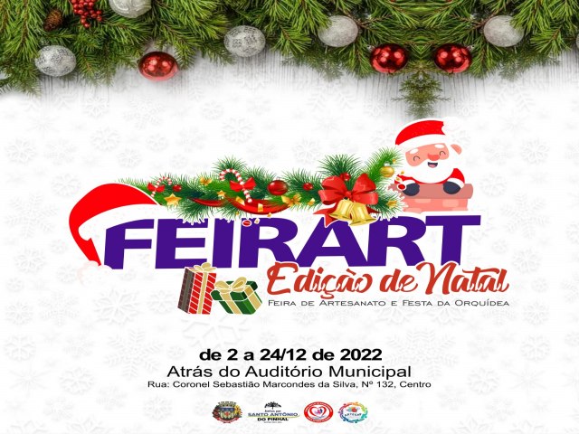 Santo Antnio do Pinhal realiza Feira de Artesanato e Festa da Orqudea em dezembro