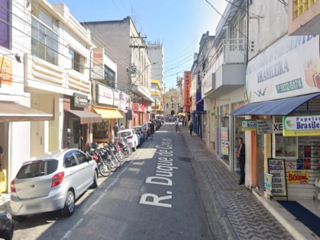 Rua Duque de Caxias em Taubat ser interditada a partir de hoje