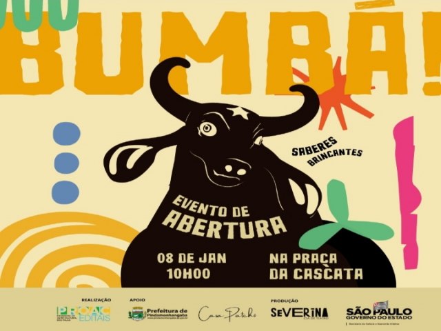 Projeto Bumba - Saberes Brincantes da Severina Cia de Teatro inicia neste domingo nas ruas de Pinda