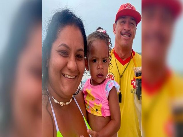 Guarda-vidas age rpido e salva bebe engasgada com amendoim em Ubatuba