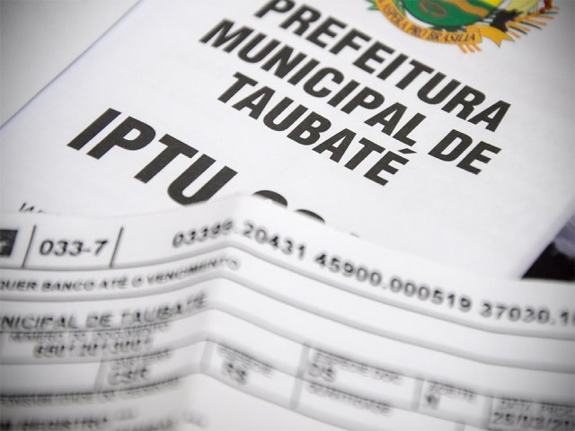 Prefeitura de Taubat disponibiliza verso digital do IPTU 2023