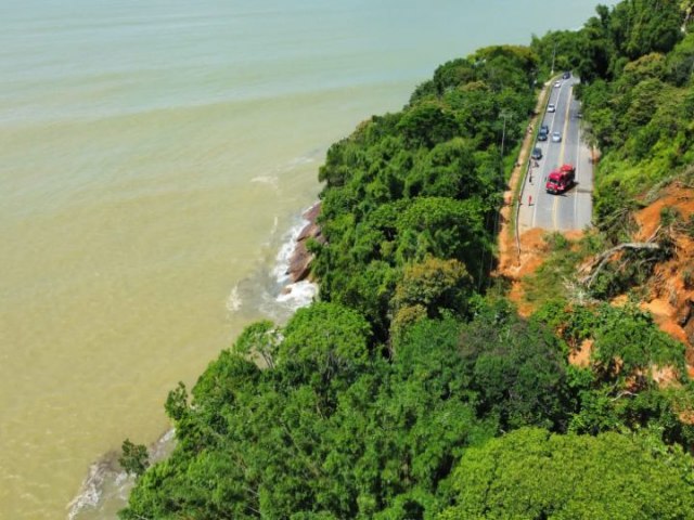 Rio-Santos entre So Sebastio e Ubatuba tem 17 pontos de interdio total ou parcial