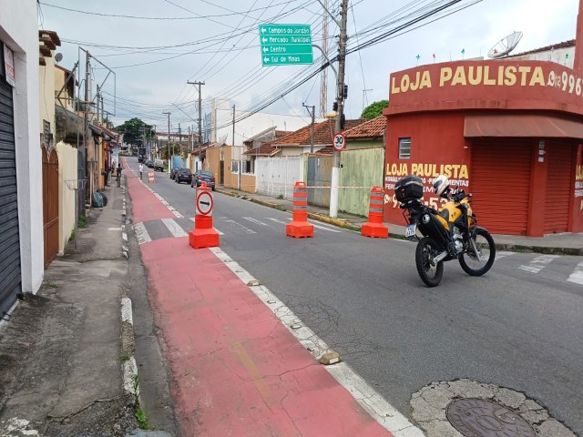 Pinda: Rua Dr. Fontes Junior tem trecho interditado para obras; via deve ser liberada sexta-feira  tarde