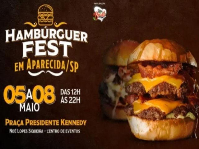 Acontece em Aparecida o 1 Hambrguer Fest 