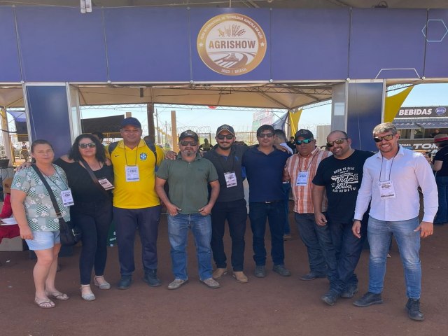 Equipe de Pinda acompanha solues de agropecuria na Agrishow