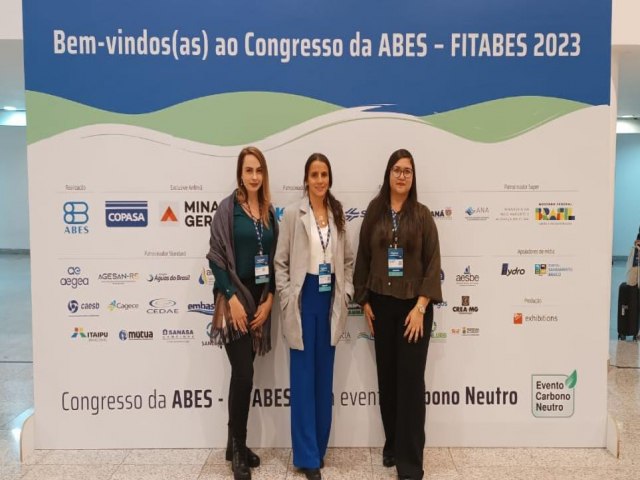 Pinda participa de congresso de engenharia sanitria e ambiental