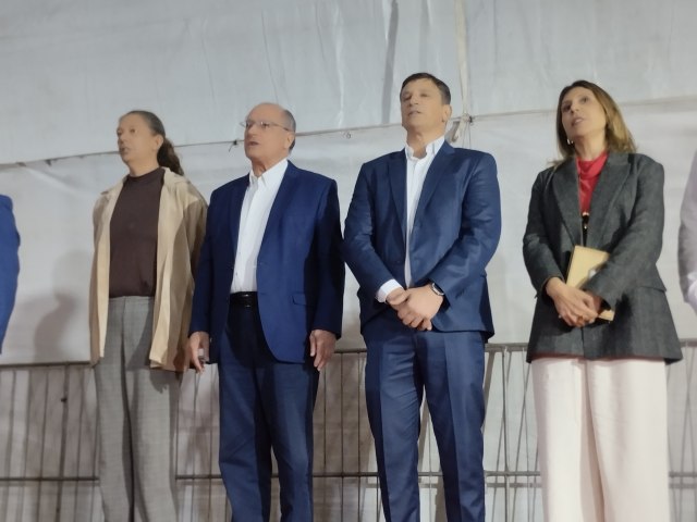 Geraldo Alckmin acompanha inaugurao do Centro de Iniciao Esportiva em Pinda