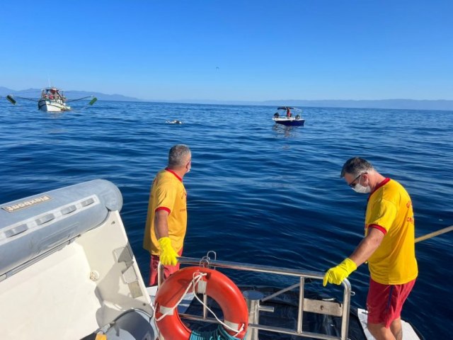 Bombeiros encontram corpo perto de Ilha Vitria, em Ubatuba