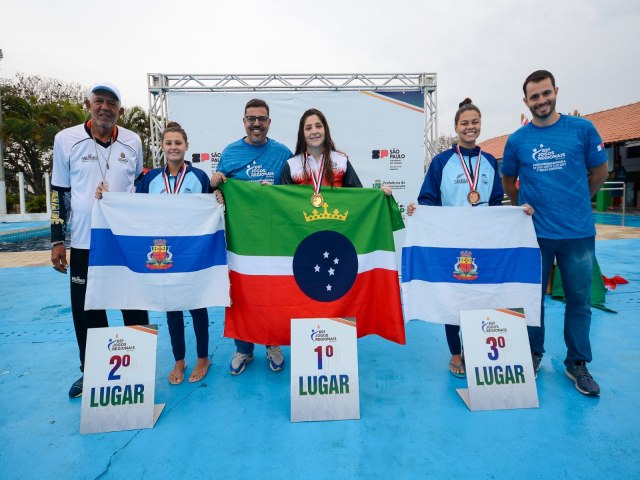 Jogos Regionais: Pinda inicia o domingo com ouro na natao