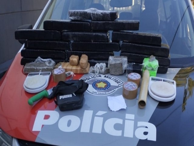 Polcia Militar prende homem com mais de 17kg de maconha em casa no Estufa I em Ubatuba