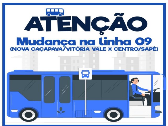 Prefeitura de Caapava informa alterao em linha de nibus 