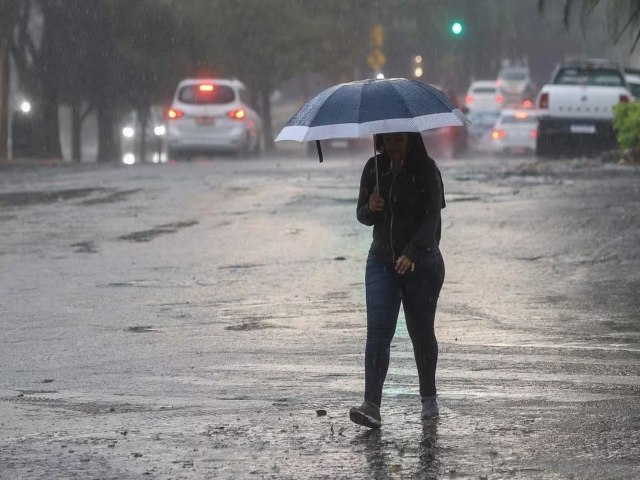 Defesa Civil alerta para fortes chuvas e ventos at domingo