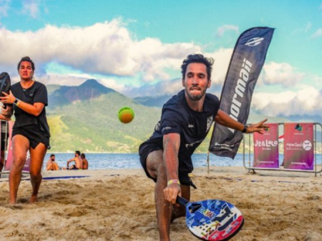 Praia de Maresias, em So Sebastio, vai sediar em dezembro competio internacional de beach tennis