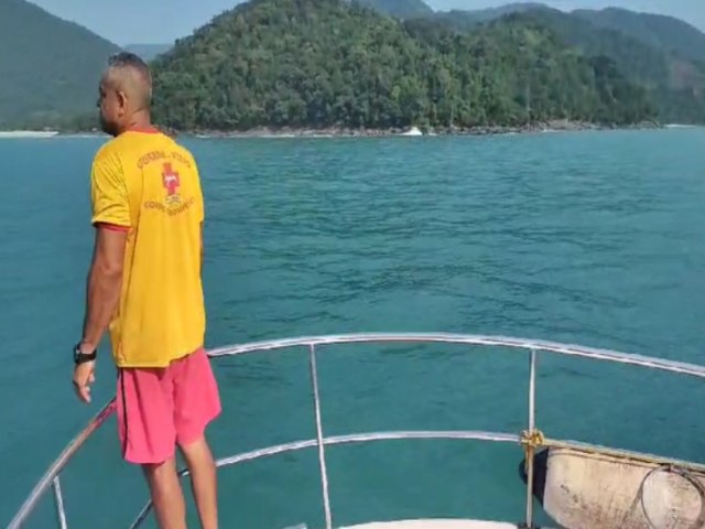 Corpo de jovem de Campinas  resgatado pelo GBMar em ilha de Ubatuba