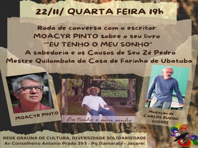 No ms da Conscincia Negra, Sindipetro-SJC financia livro de resgate ancestral da cultura Quilombola