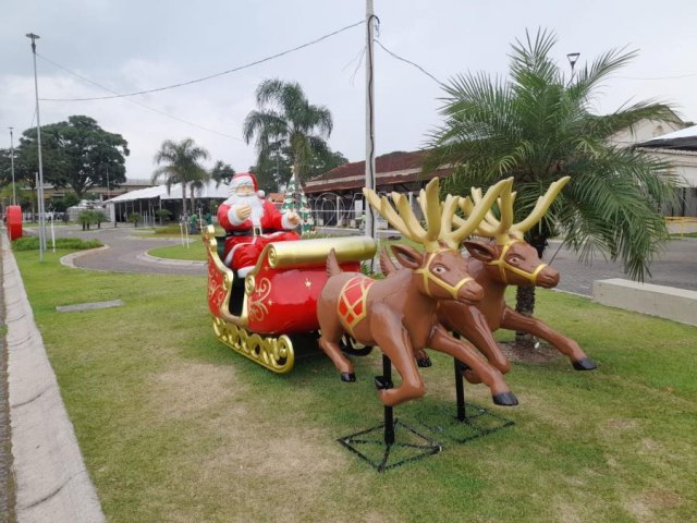 Papai Noel chega hoje em Pindamonhangaba 