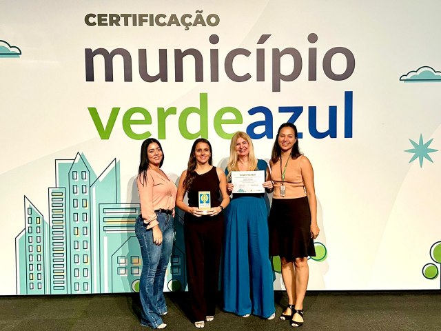 Pindamonhangaba  certificada como Municpio Verde Azul