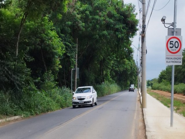 Limite de velocidade passa para 50km/h na Estrada do Atanzio, em Pinda