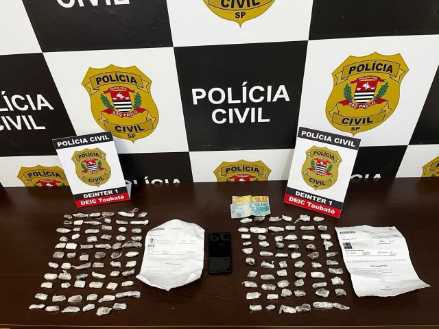 Operao da Polcia Civil evita retorno de detentos com entorpecentes, prende seis e apreende mais de 600 gramas de drogas em Taubat