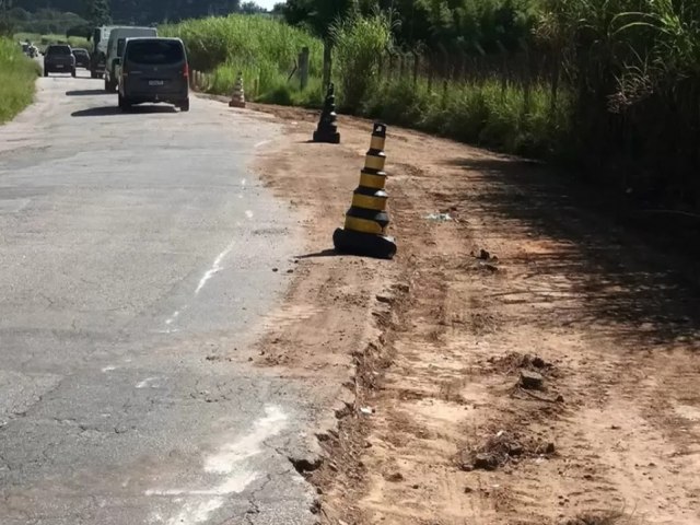 Estrada Putim-Tamoios  interditada para obras de recapeamento