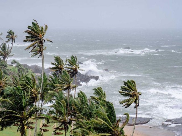 Marinha alerta para ventos fortes no Litoral Norte