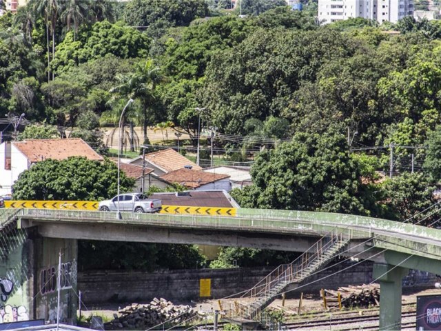 Prefeitura de Taubat interdita via lateral do viaduto torto na regio da Vila Edmundo