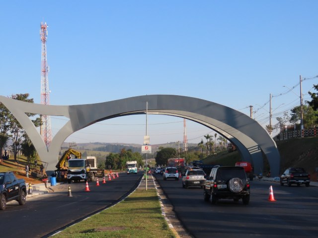 Prtico de entrada de Pinda ser inaugurado na sexta-feira