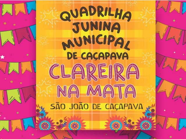 Projeto de quadrilha junina municipal de Caapava estreia nesta quarta no Festival de So Joo