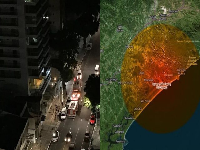 Tremor em So Paulo  reflexo de forte terremoto no Chile